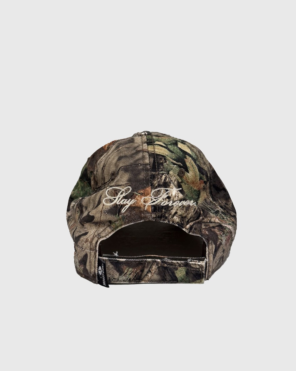 STAY FOREVER MOSSY OAK CAP
