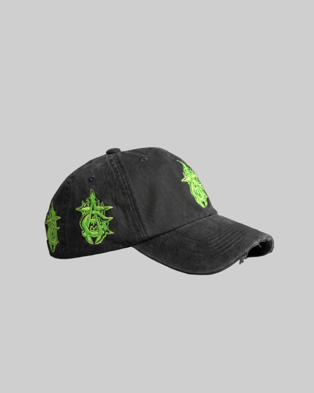 MONOGRAM DISTRESSED HAT (VINTAGE WASH)