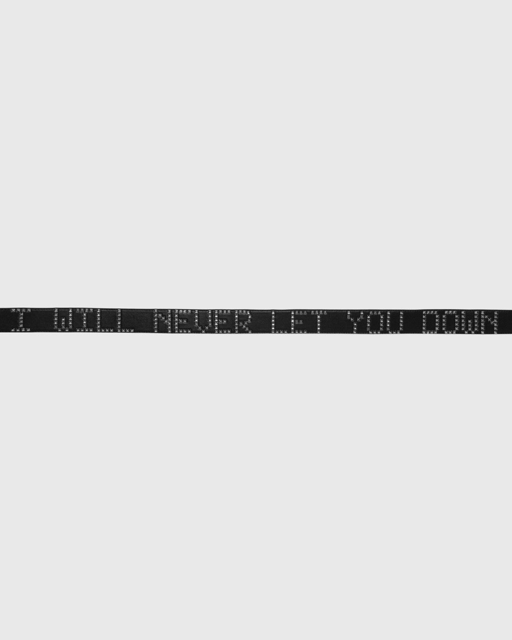 NEVER LET YOU DOWN STUD BELT