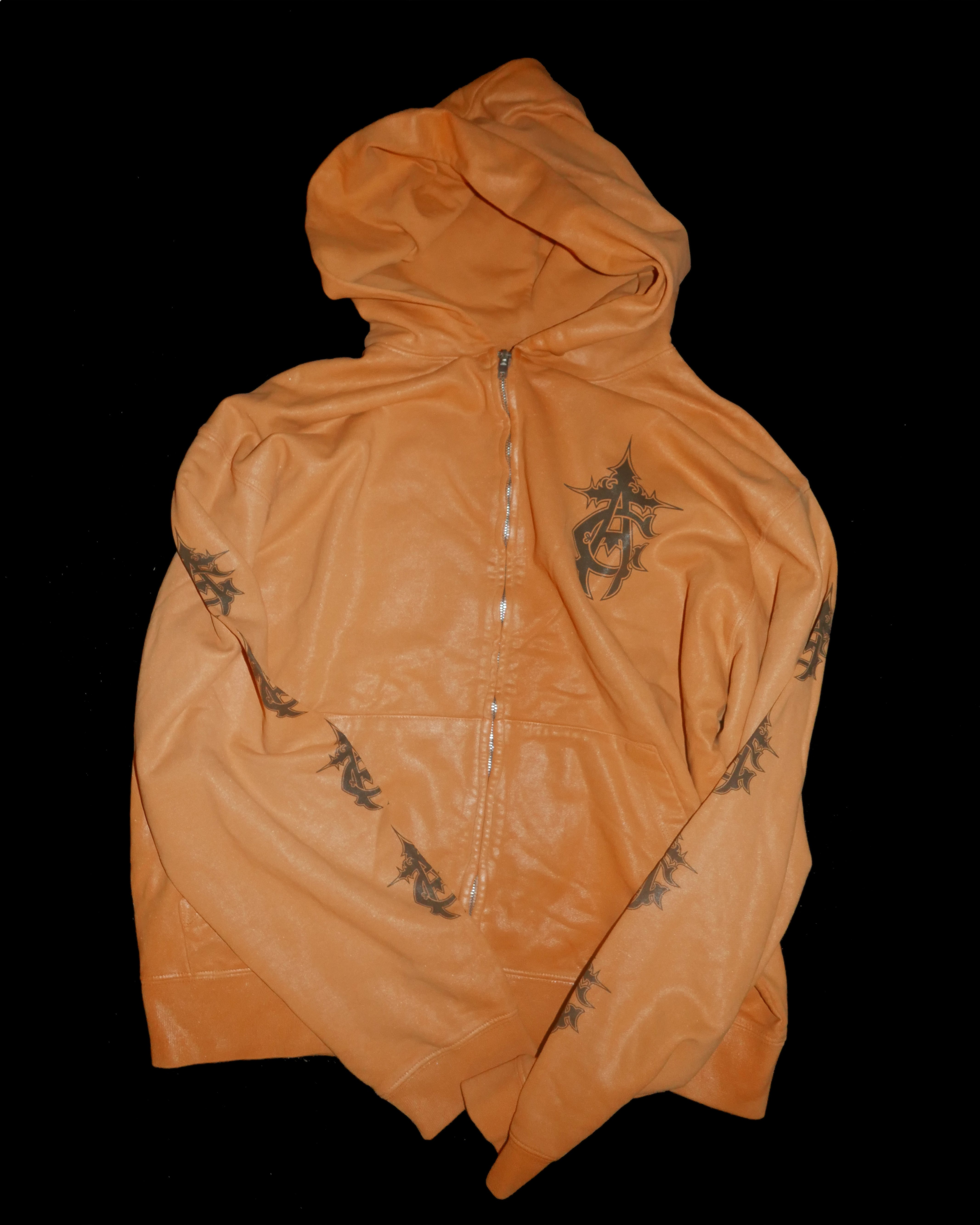 1 OF 1 MONOGRAM ZIP HOODIE (YELLOW WAX)