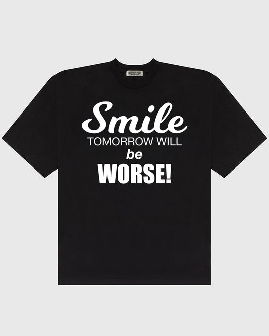 SMILE T-SHIRT (BLACK)