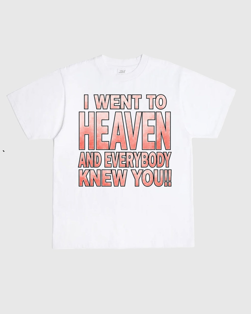 KNEW YOU T-SHIRT (WHITE)