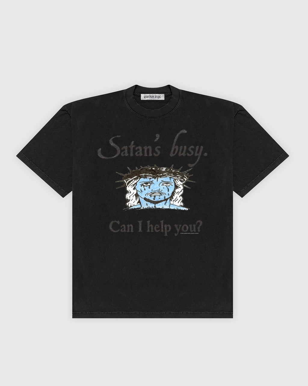 SATAN'S BUSY T-SHIRT (BLACK)