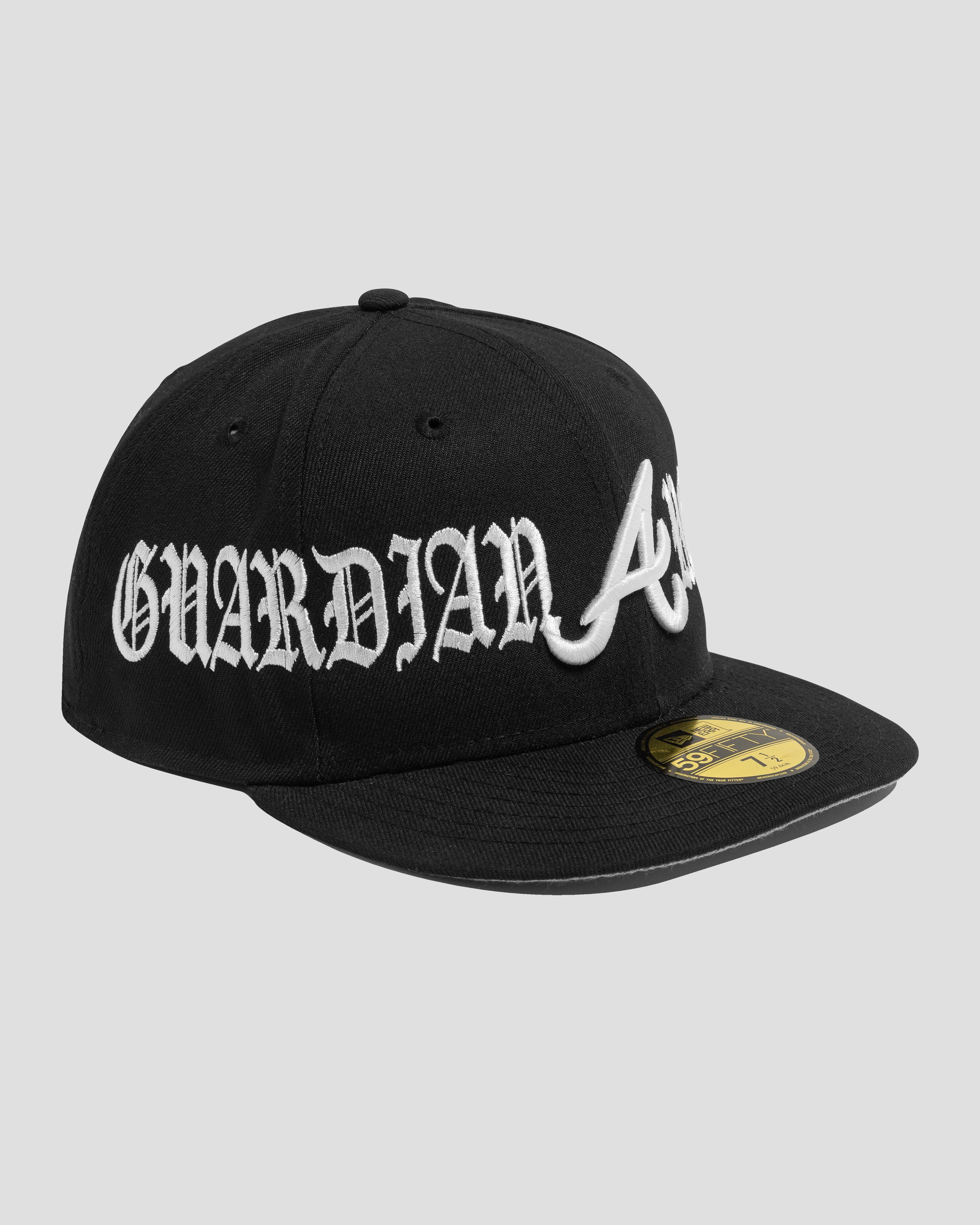 ATL NEW ERA FITTED CAP (BLACK-WHITE)
