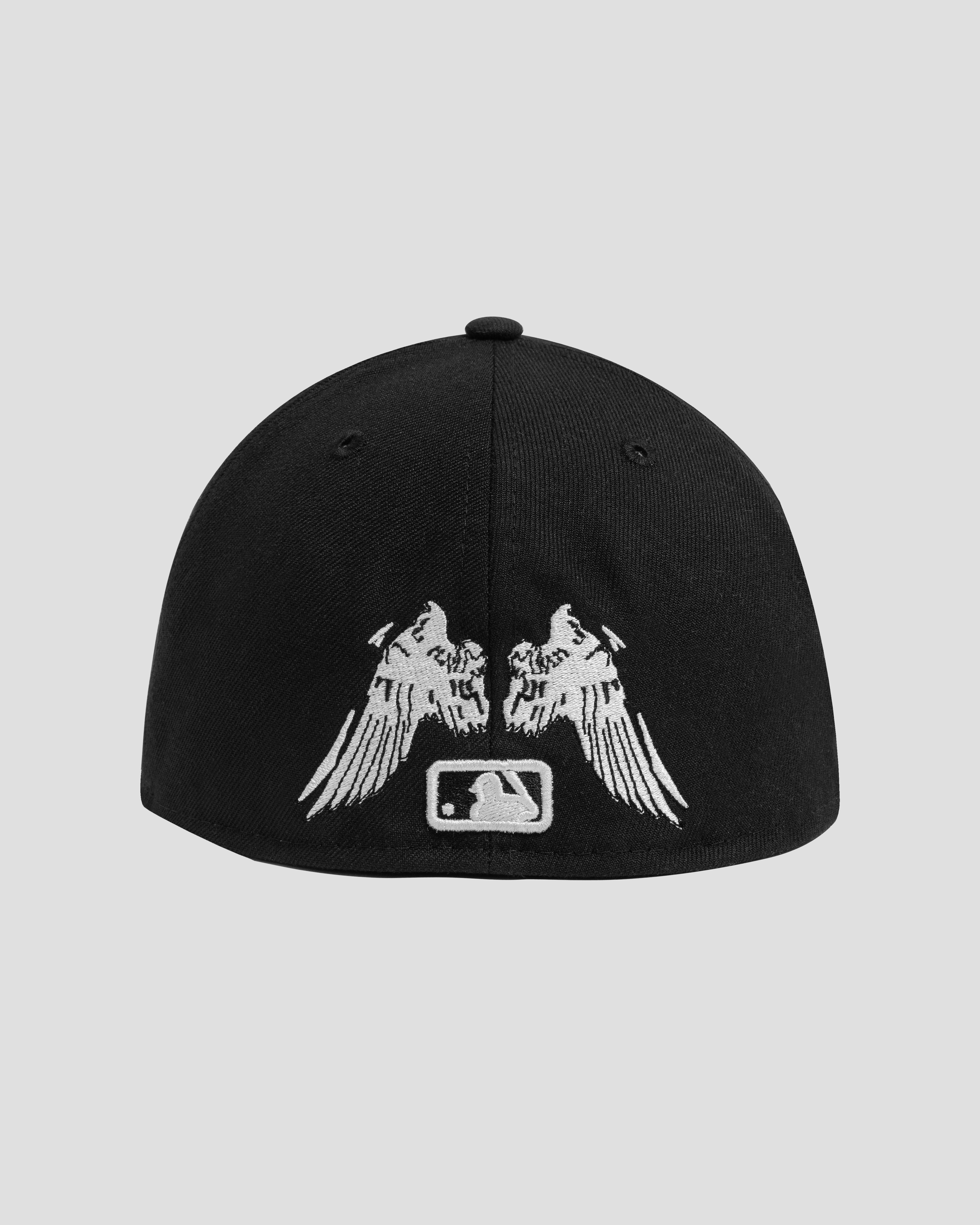 ATL NEW ERA FITTED CAP (BLACK-WHITE)